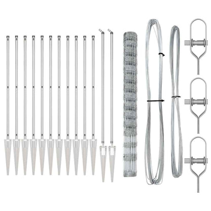 Zaunpfosten Galvanisiert 25 x 1,6 m Stahl