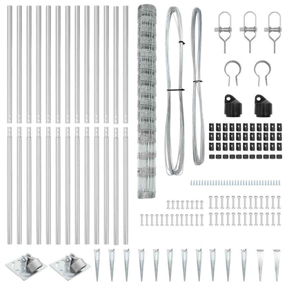 Zaunpfosten Galvanisiert 25 x 1,6 m Stahl