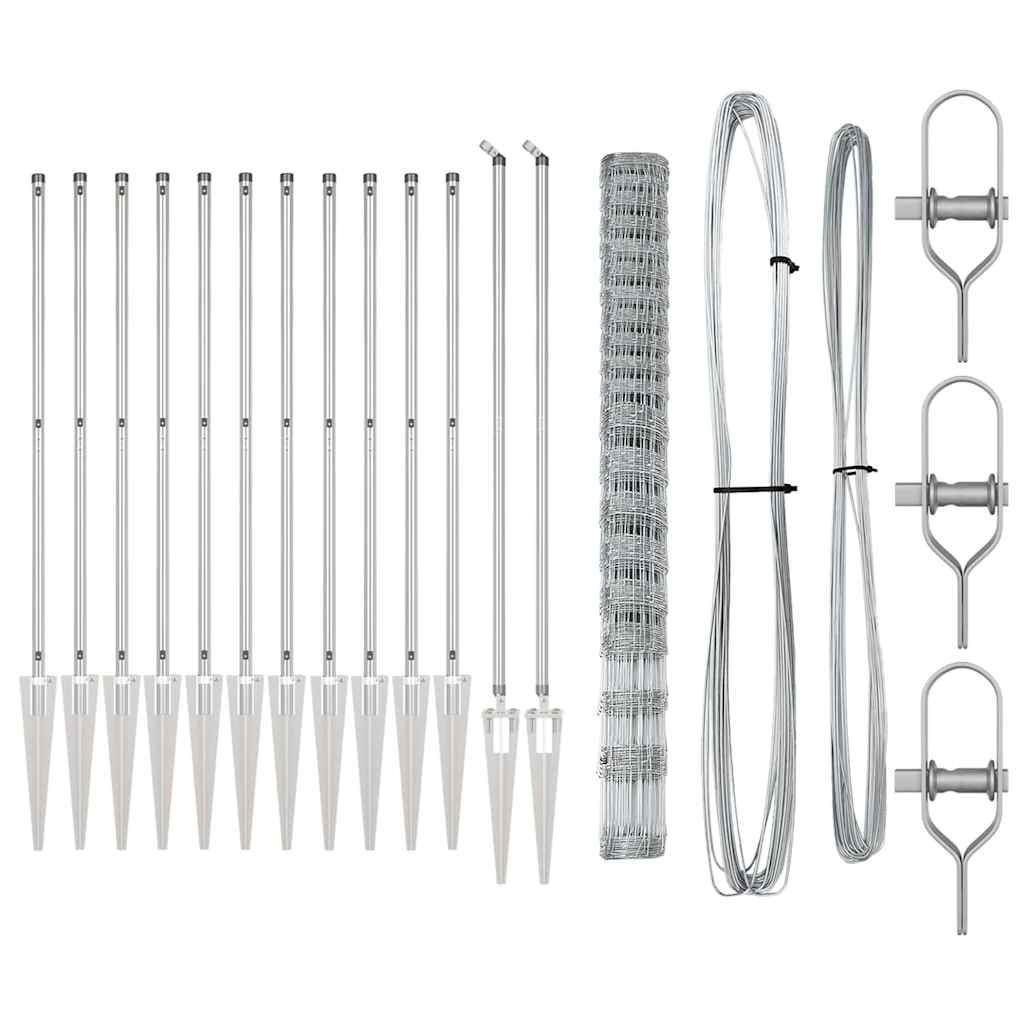 Zaunpfosten Galvanisiert 25 x 1,6 m Stahl