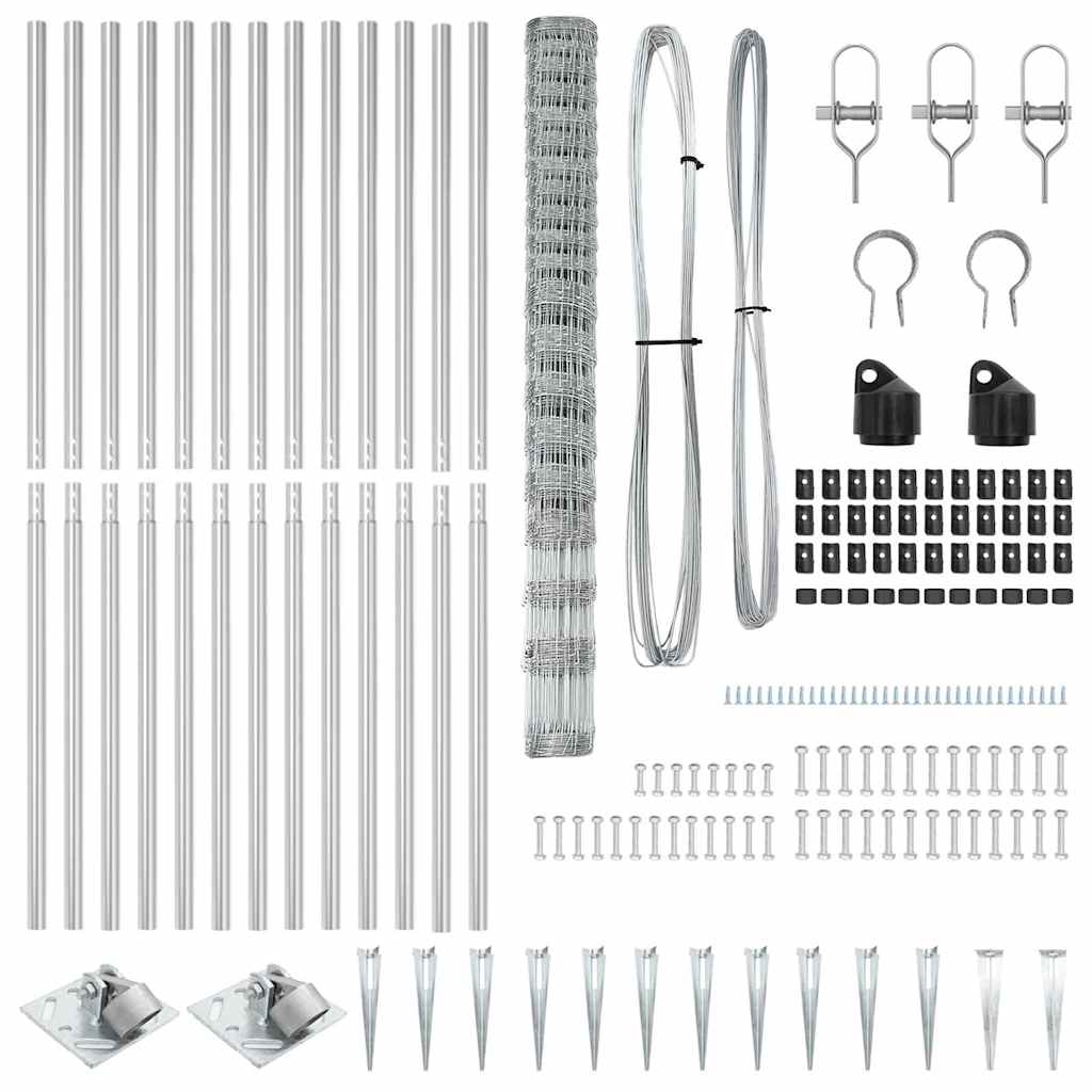 Zaunpfosten Galvanisiert 25 x 1,6 m Stahl