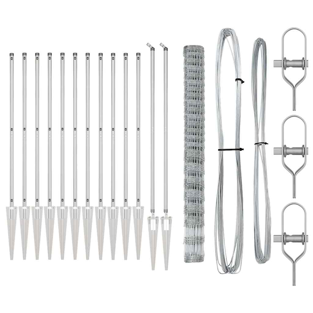 Zaunpfosten Galvanisiert 25 x 1,6 m Stahl