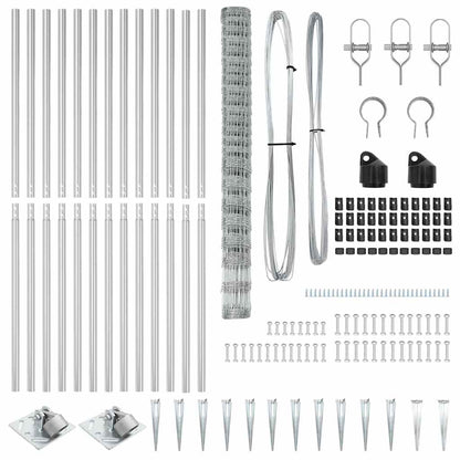 Zaunpfosten Galvanisiert 25 x 1,6 m Stahl