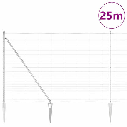 Zaunpfosten Galvanisiert 25 x 1,6 m Stahl