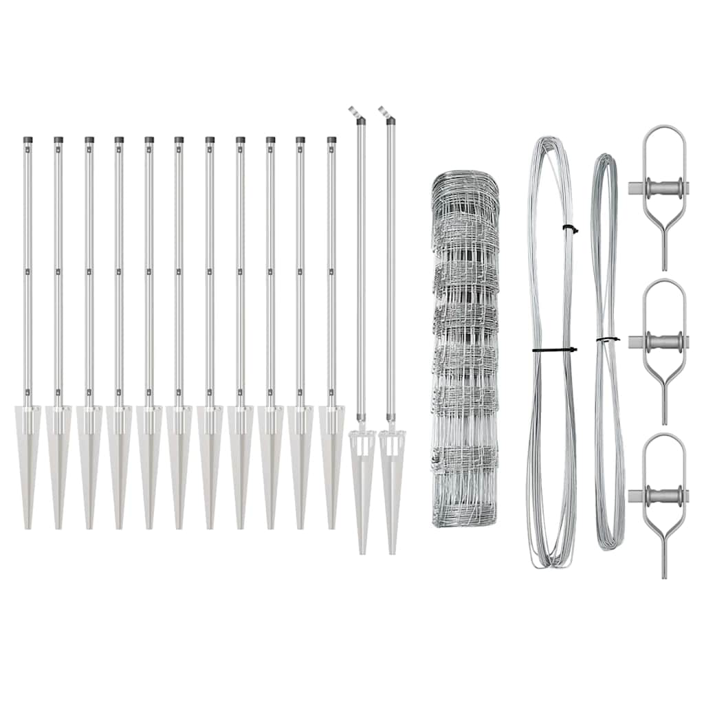 Zaunpfosten Galvanisiert 50 x 0,8 m Stahl