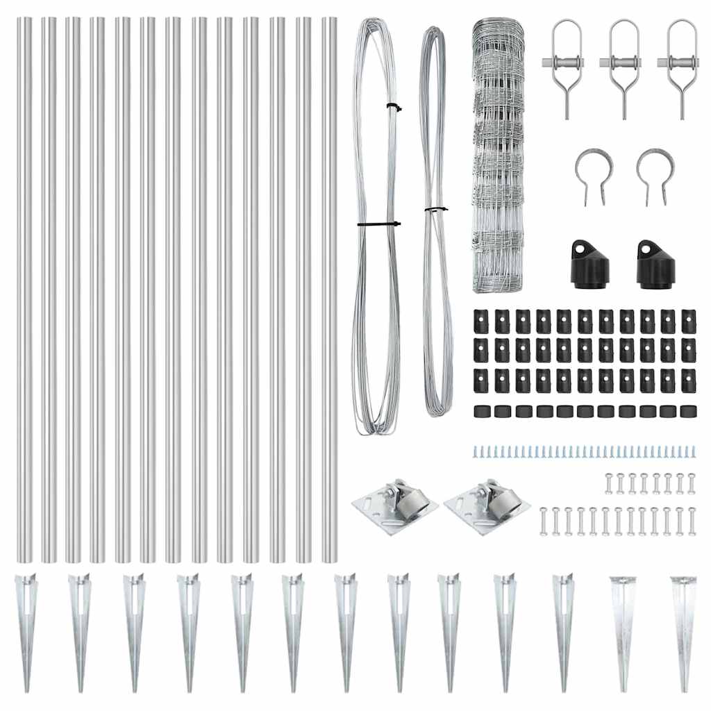 Zaunpfosten Galvanisiert 50 x 0,8 m Stahl