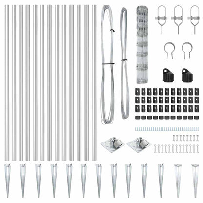Zaunpfosten Galvanisiert 50 x 1 m Stahl
