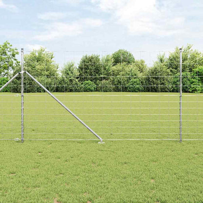 vidaXL Zaunpfosten Galvanisiert 50 x 1,4 m Stahl