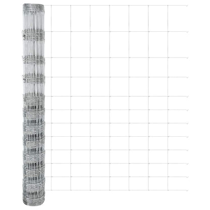 vidaXL Zaunpfosten Galvanisiert 50 x 1,4 m Stahl