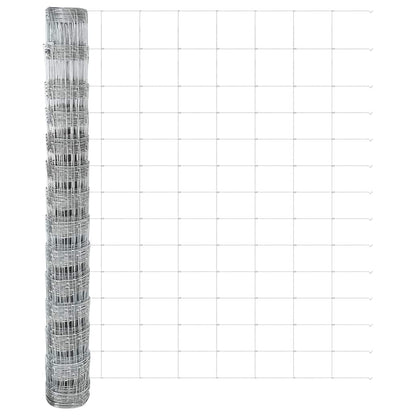 vidaXL Zaunpfosten Galvanisiert 50 x 1,4 m Stahl