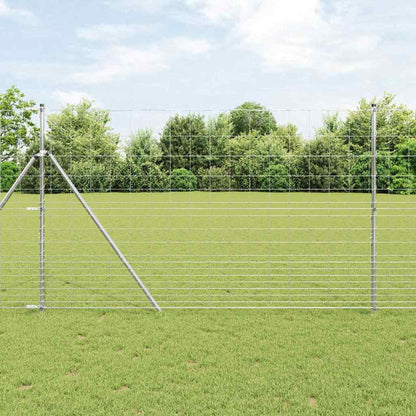 vidaXL Zaunpfosten Galvanisiert 50 x 1,5 m Stahl