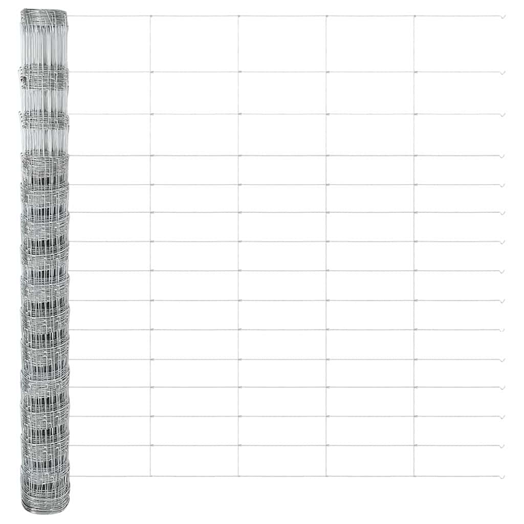 vidaXL Zaunpfosten Galvanisiert 50 x 1,6 m Stahl