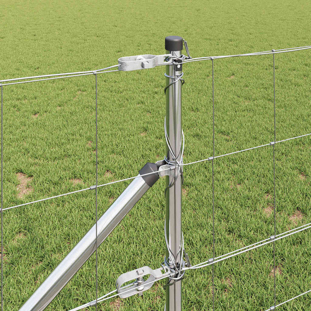 vidaXL Zaunpfosten Galvanisiert 100 x 0,8 m Stahl