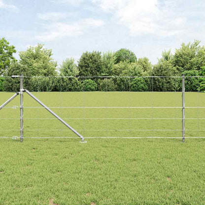 vidaXL Zaunpfosten Galvanisiert 100 x 0,8 m Stahl