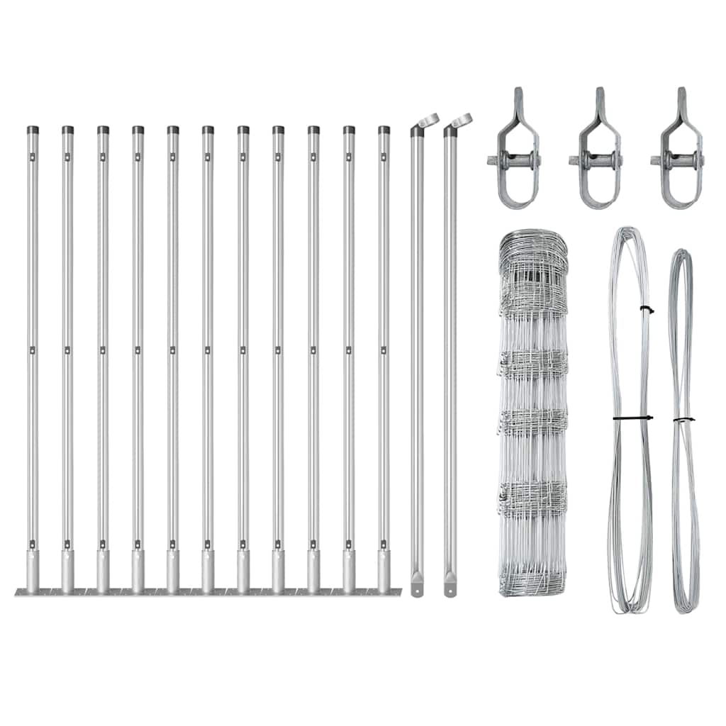 Zaunpfosten Galvanisiert 25 x 0,8 m Stahl