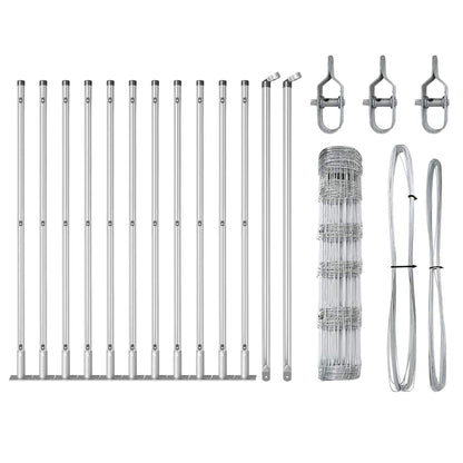 Zaunpfosten Galvanisiert 25 x 0,8 m Stahl