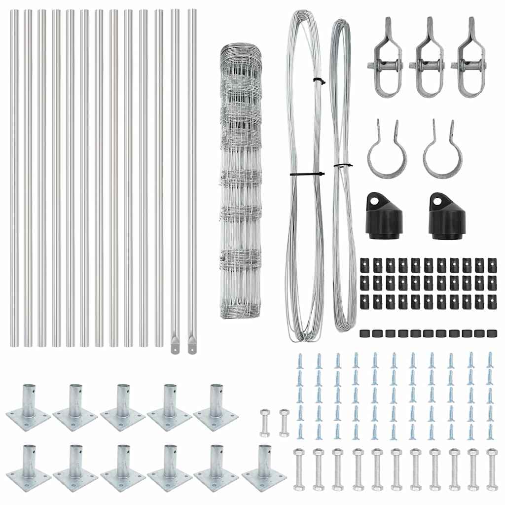 Zaunpfosten Galvanisiert 25 x 1 m Stahl