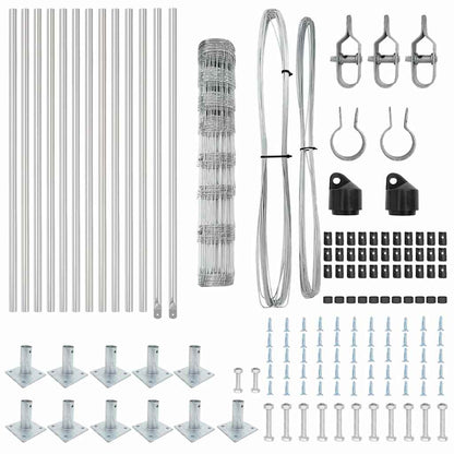 Zaunpfosten Galvanisiert 25 x 1 m Stahl