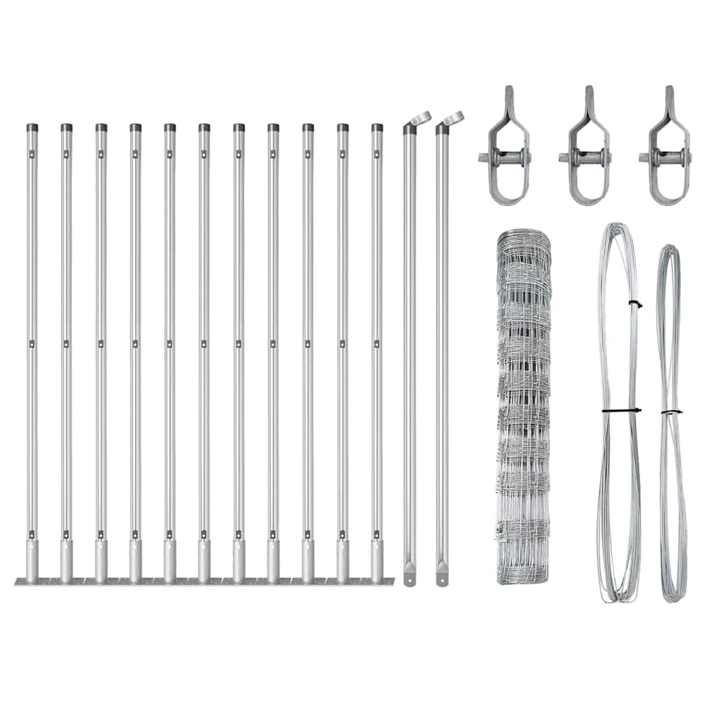 Zaunpfosten Galvanisiert 25 x 1 m Stahl