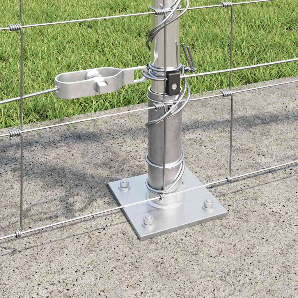 vidaXL Zaunpfosten Galvanisiert 25 x 1,2 m Stahl