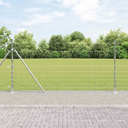vidaXL Zaunpfosten Galvanisiert 25 x 1,2 m Stahl