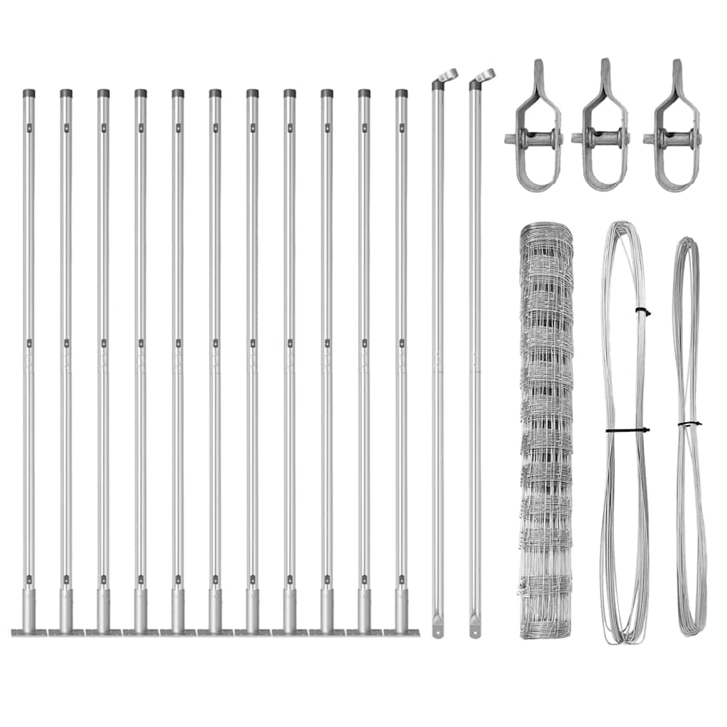 Zaunpfosten Galvanisiert 25 x 1,2 m Stahl