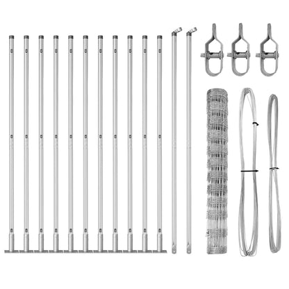 Zaunpfosten Galvanisiert 25 x 1,2 m Stahl