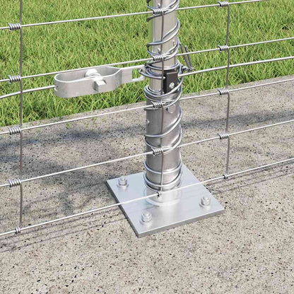 vidaXL Zaunpfosten Galvanisiert 25 x 1,2 m Stahl