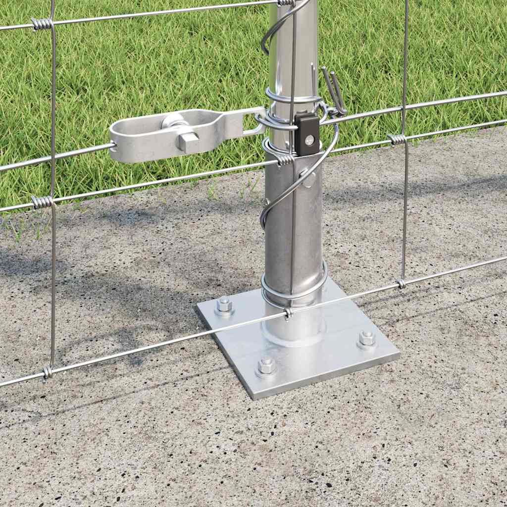 vidaXL Zaunpfosten Galvanisiert 25 x 1,4 m Stahl