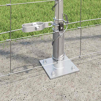 vidaXL Zaunpfosten Galvanisiert 25 x 1,4 m Stahl