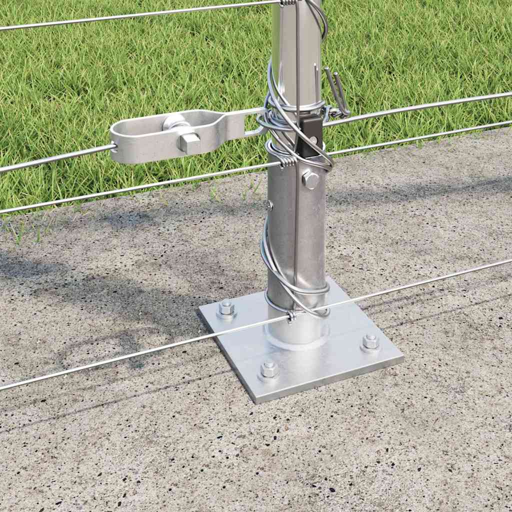 vidaXL Zaunpfosten Galvanisiert 25 x 1,4 m Stahl