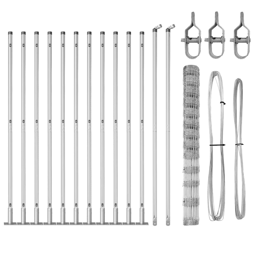Zaunpfosten Galvanisiert 25 x 1,5 m Stahl