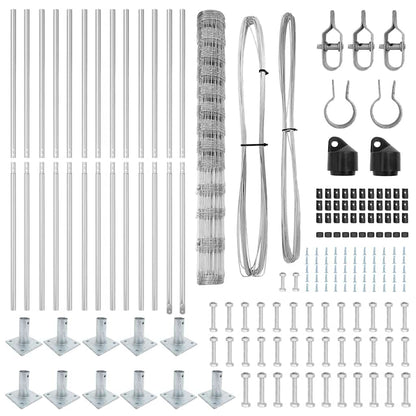 Zaunpfosten Galvanisiert 25 x 1,5 m Stahl