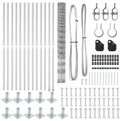 Zaunpfosten Galvanisiert 25 x 1,5 m Stahl