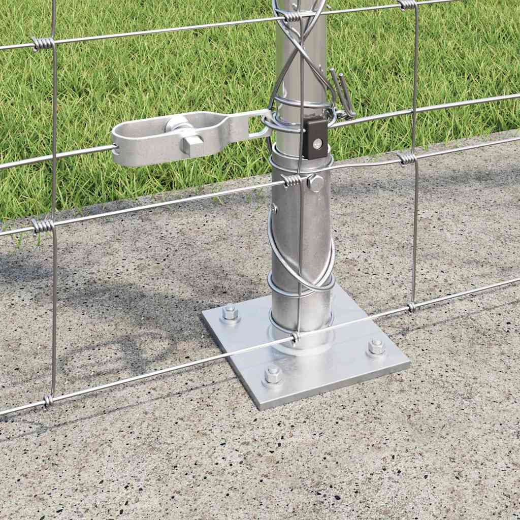 vidaXL Zaunpfosten Galvanisiert 25 x 1,6 m Stahl