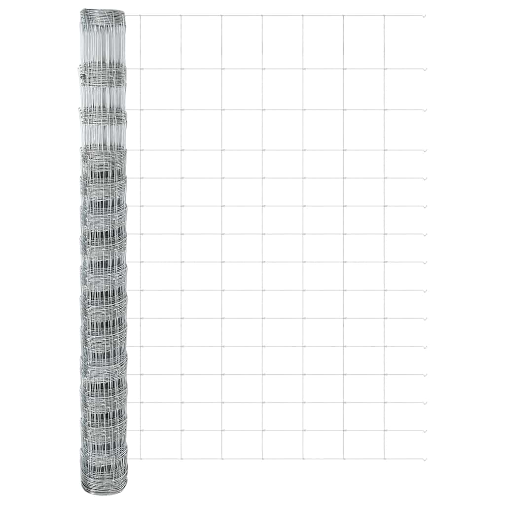 vidaXL Zaunpfosten Galvanisiert 25 x 1,6 m Stahl