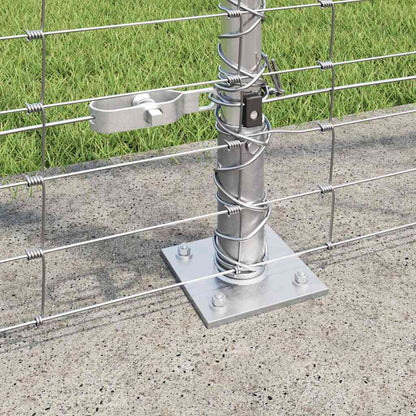 vidaXL Zaunpfosten Galvanisiert 25 x 1,6 m Stahl