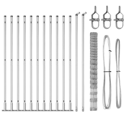 Zaunpfosten Galvanisiert 25 x 1,6 m Stahl