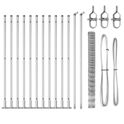 Zaunpfosten Galvanisiert 25 x 1,6 m Stahl