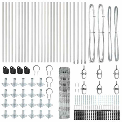 Zaunpfosten Galvanisiert 50 x 0,8 m Stahl