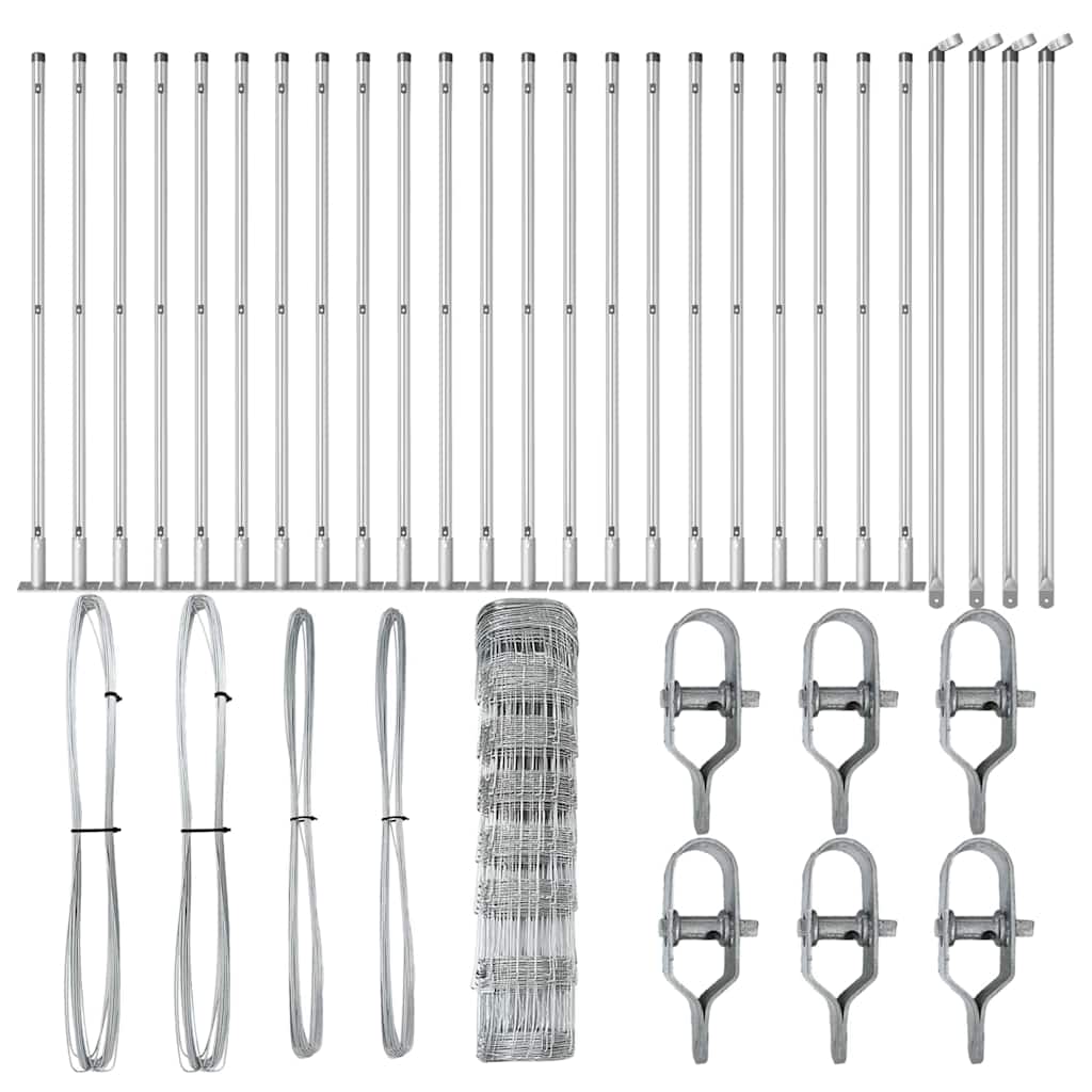 Zaunpfosten Galvanisiert 50 x 0,8 m Stahl