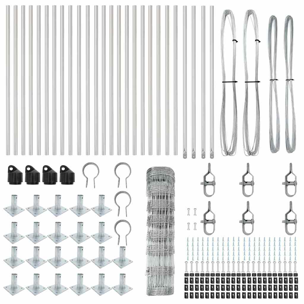 Zaunpfosten Galvanisiert 50 x 0,8 m Stahl