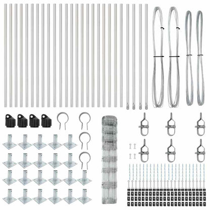 Zaunpfosten Galvanisiert 50 x 1 m Stahl