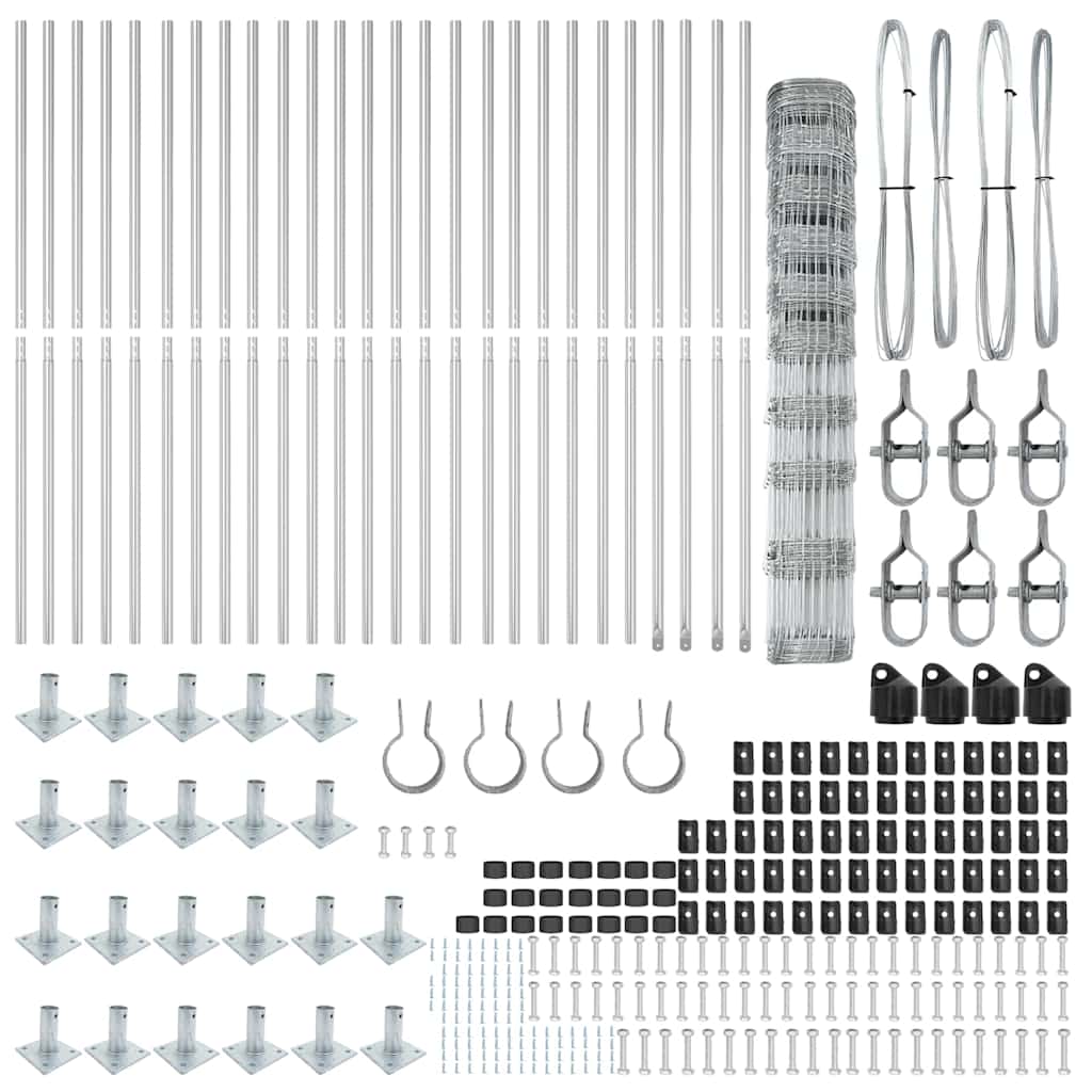 Zaunpfosten Galvanisiert 50 x 1,2 m Stahl