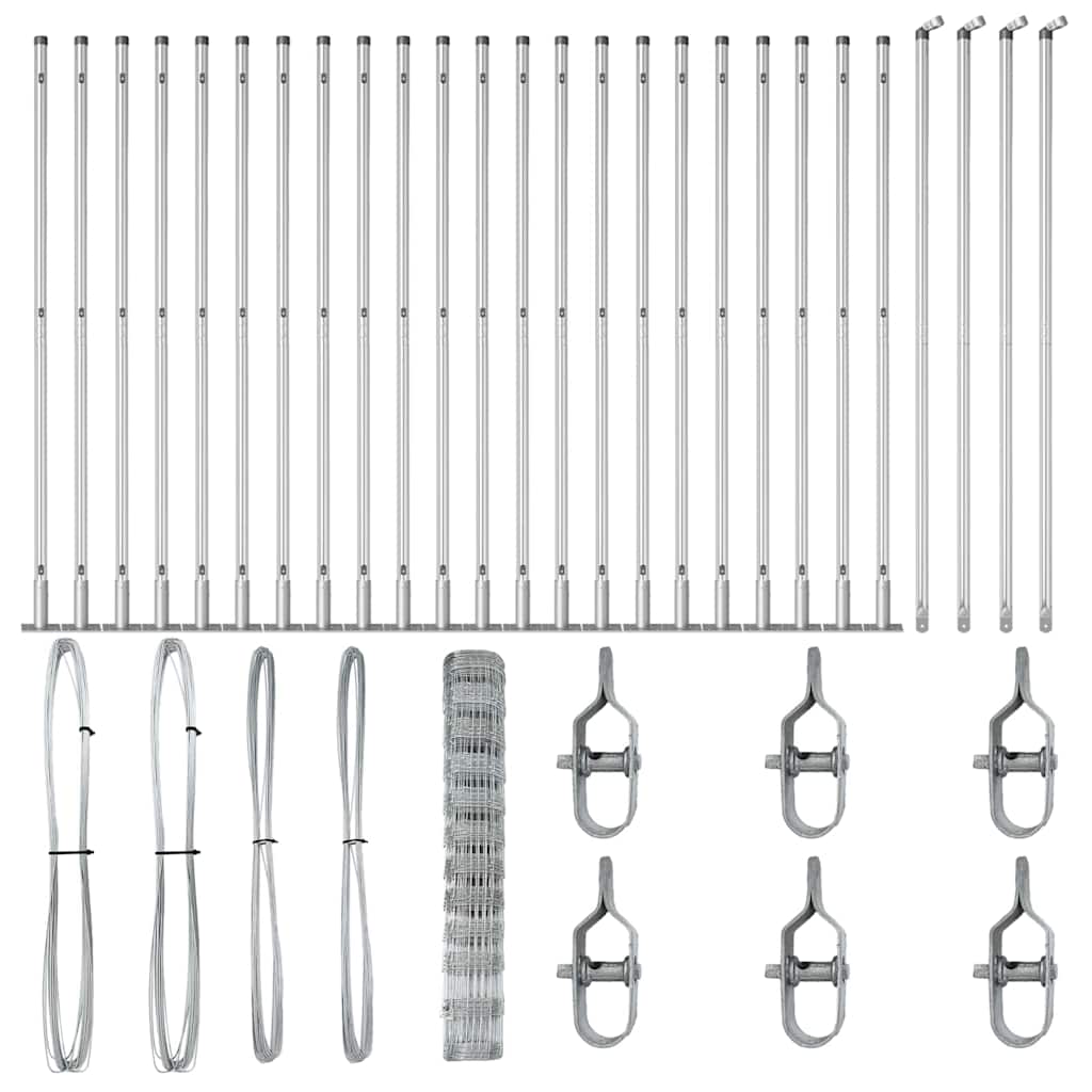 Zaunpfosten Galvanisiert 50 x 1,2 m Stahl