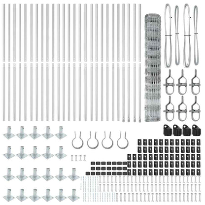 Zaunpfosten Galvanisiert 50 x 1,2 m Stahl