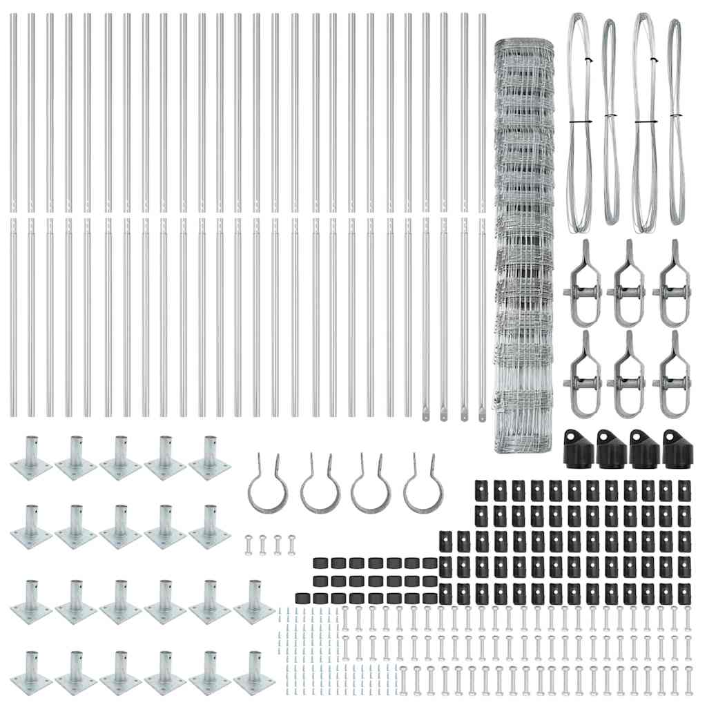 Zaunpfosten Galvanisiert 50 x 1,2 m Stahl