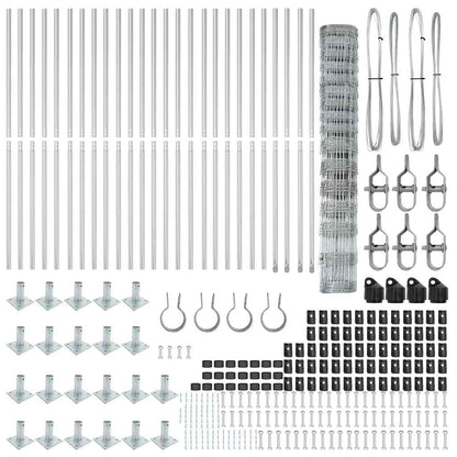 Zaunpfosten Galvanisiert 50 x 1,2 m Stahl