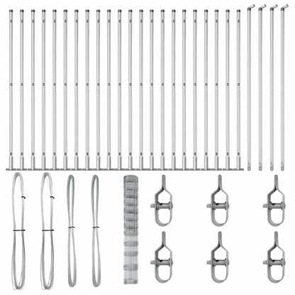 Zaunpfosten Galvanisiert 50 x 1,4 m Stahl