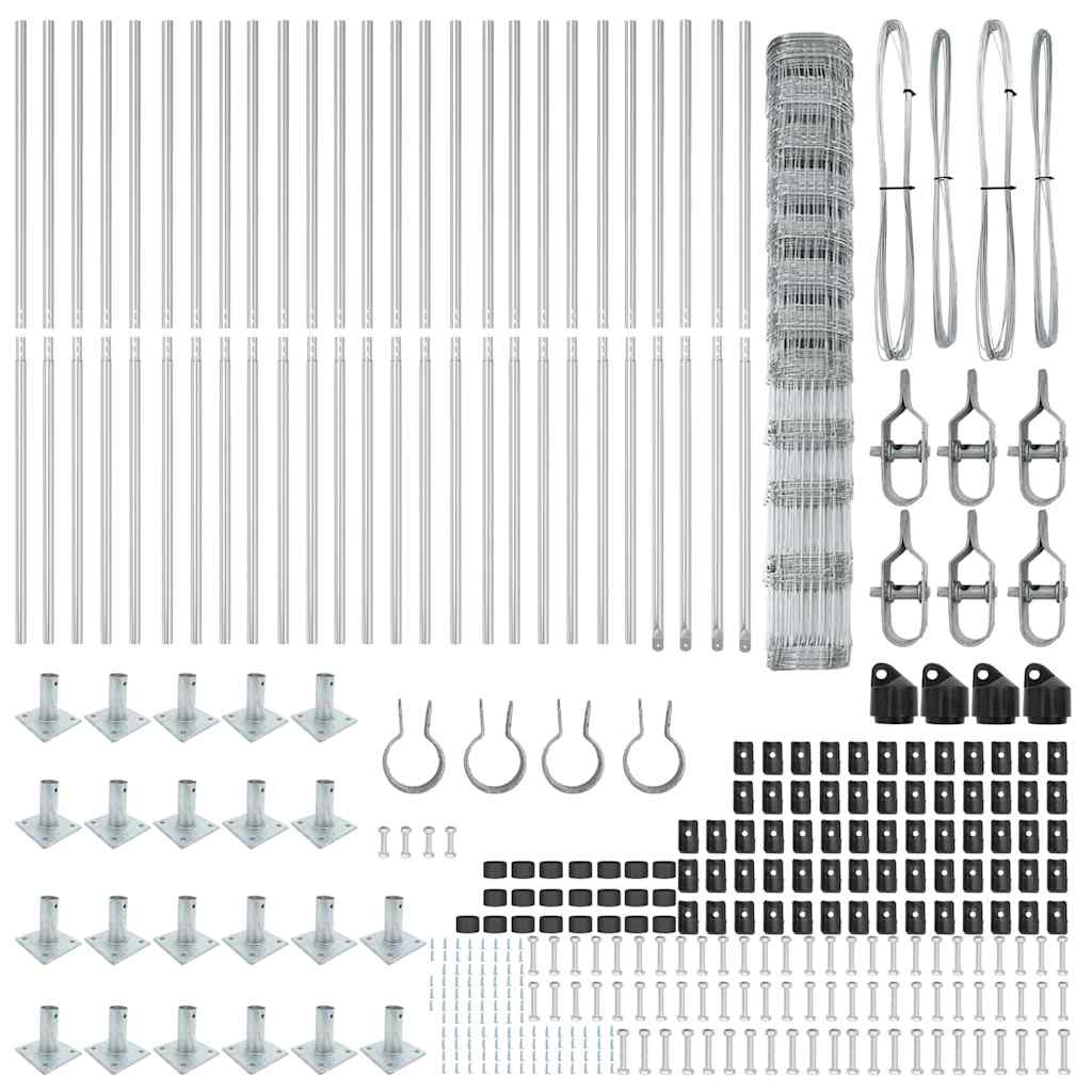Zaunpfosten Galvanisiert 50 x 1,4 m Stahl