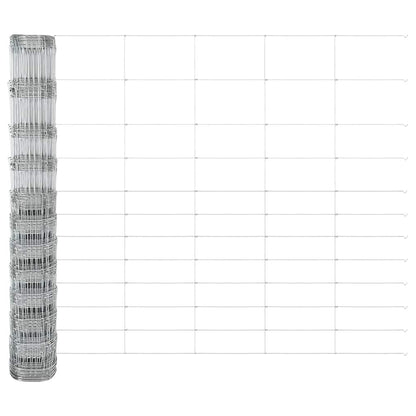 vidaXL Zaunpfosten Galvanisiert 50 x 1,4 m Stahl